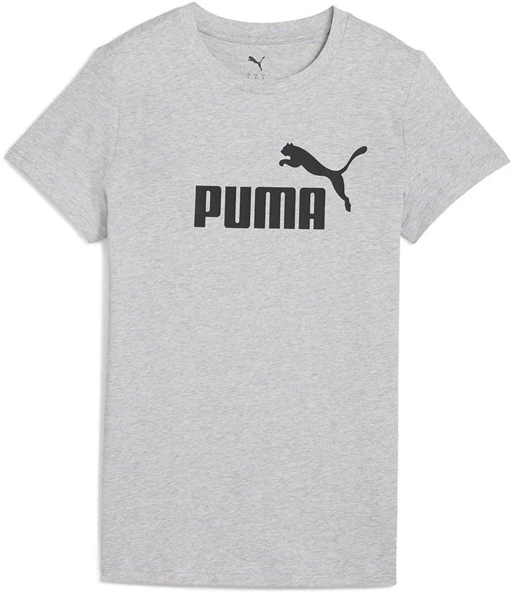 Puma Damen Shirt ESS No.1 Logo Tee 682370 Light Heather-M Grijs