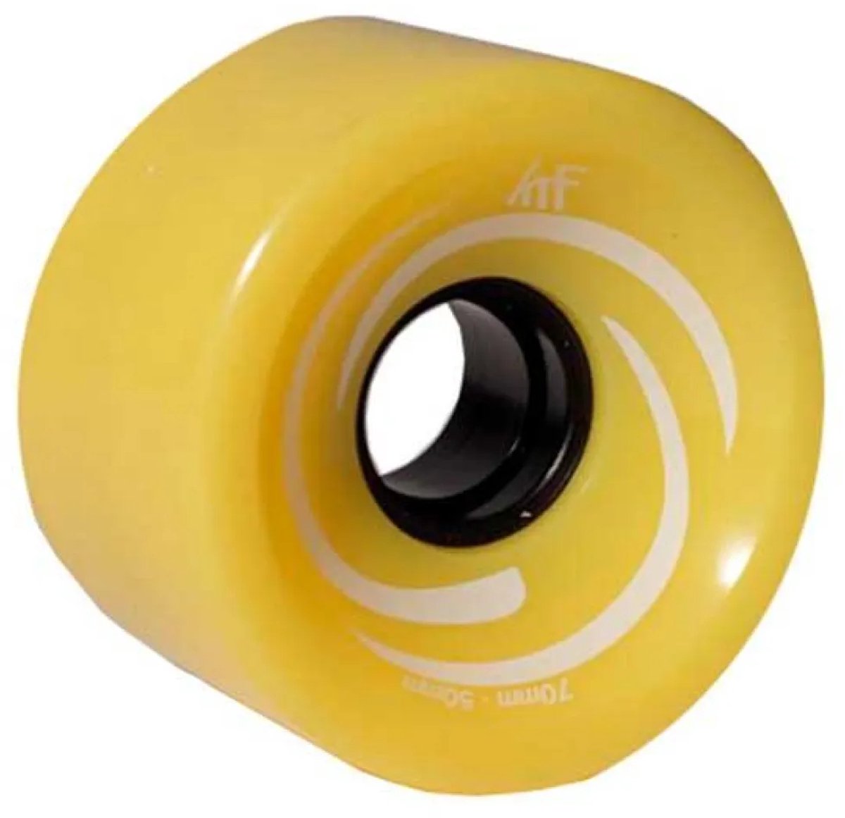 Krf Longboard Wiel 70 mm 80A Geel