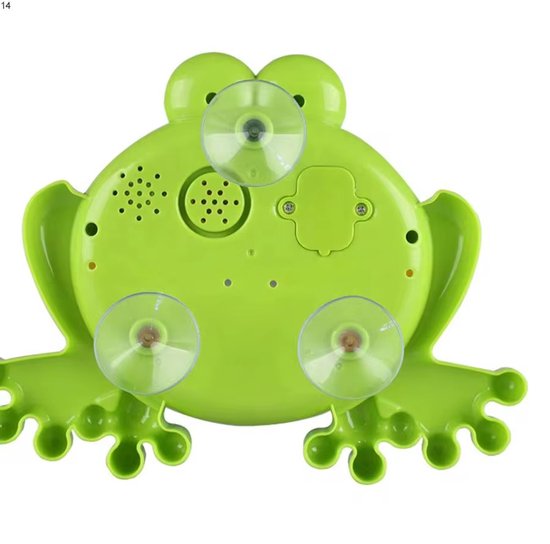 Muzikale Kikker Bellenblaas - Bad Speelgoed voor kinderen 1-5 jaar - Bubbelmachine met Muziek - Zuignap Bevestiging - Froggie Bubble Blower van BBLIKE — afbeelding 5