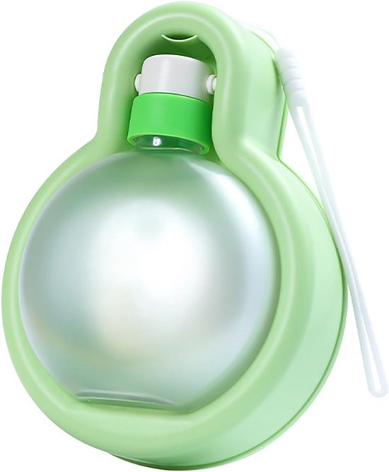 Huisdieren drinkwater fles-1 stuk-groen-mini-350ml-opvouwbare-grote capaciteit-hond kat reizen draagbare waterverdeler