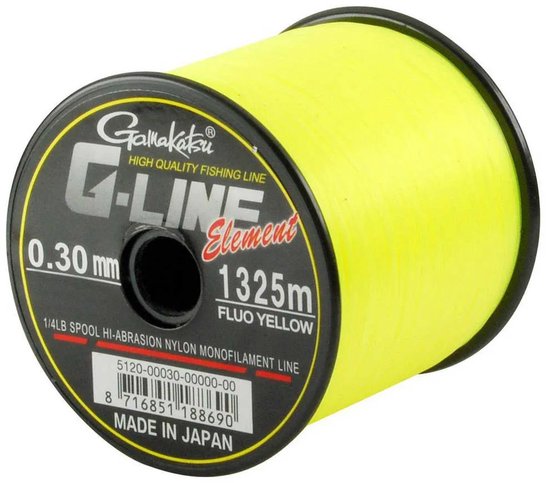 Gamakatsu G-line Element F Monofilament 585 M Geel 0.450 mm van Gamakatsu — afbeelding 4