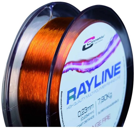 Cinnetic Rayline Gevlochten Vislijn 2000 M Oranje 0.200 mm van Cinnetic — afbeelding 4