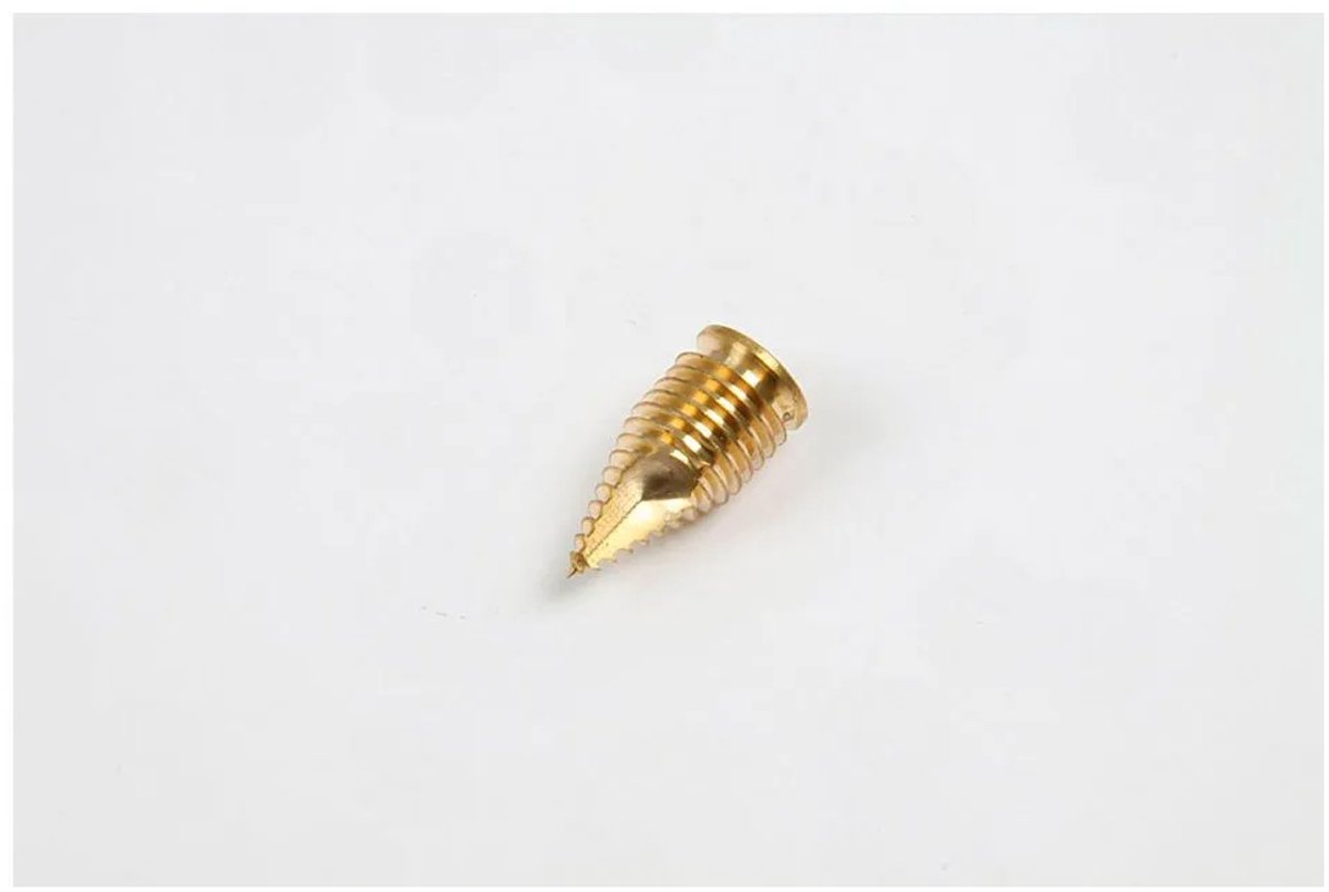 Pike N Bass Messing M6 Zelfborende Waterdichte Inserts Goud M6
