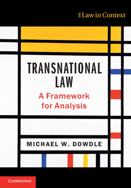 Law in Context- Transnational Law - cover