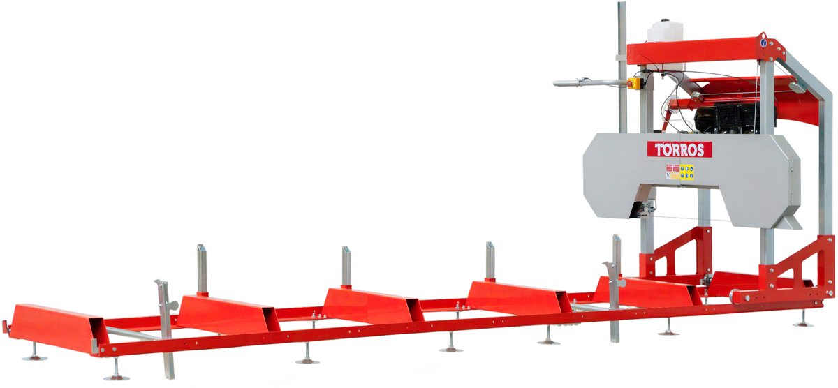 Lintzaag boomstammen zaaglengte 4794 mm diameter 800 mm benzinemotor 15 pk Stattos HBZ790L