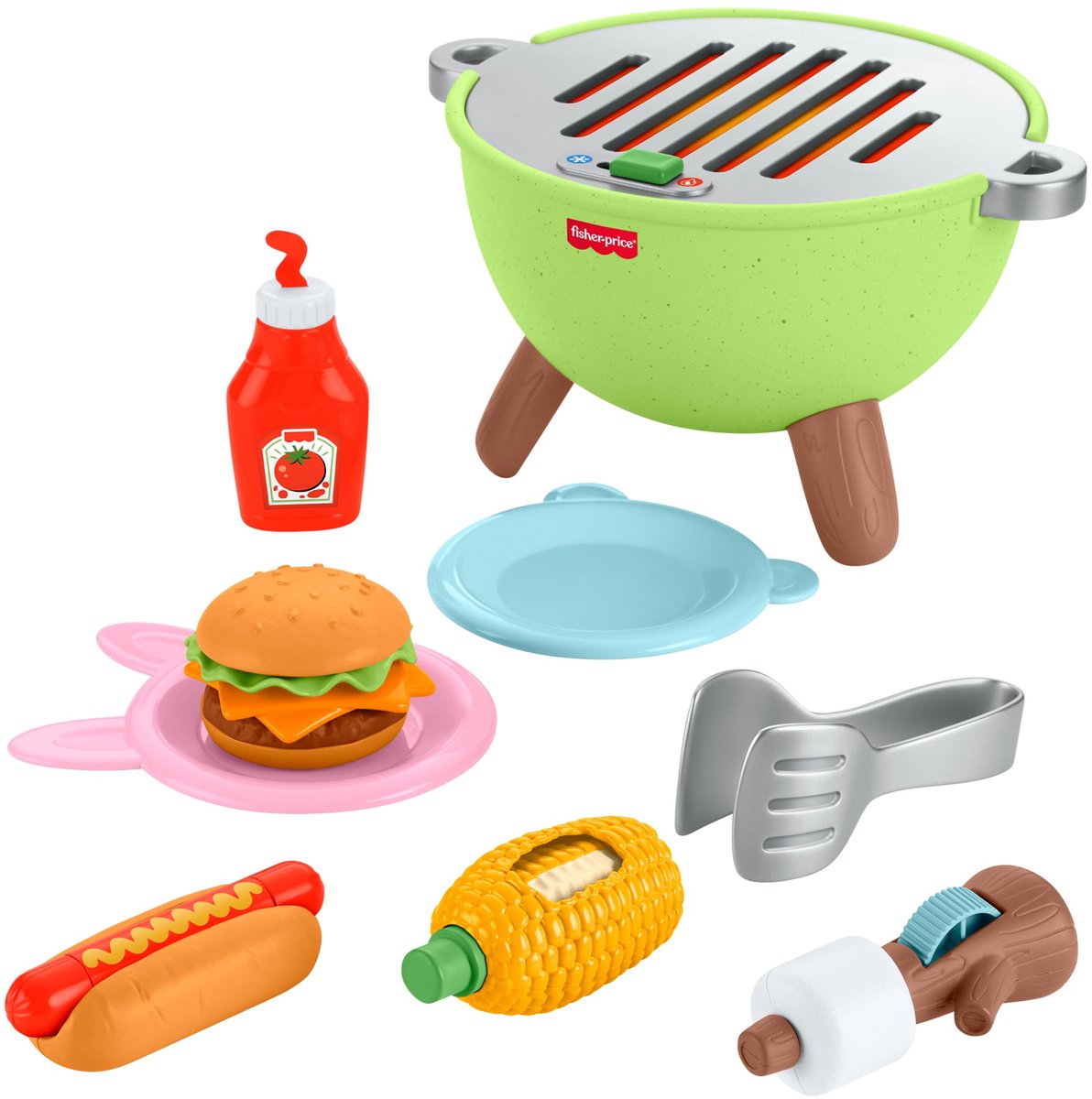 Fisher-Price speelgoed grill Friendship Forest activiteitenset voor kinderen.