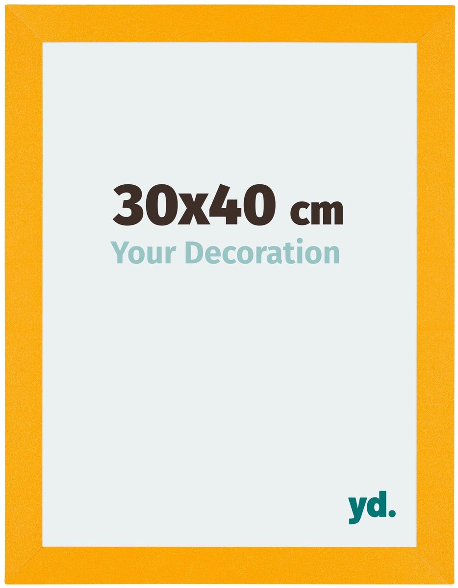 Your Decoration - Puzzellijst 30x40 cm - Geel - Puzzellijst 500-1000 stukjes - MDF Fotolijst - Mura