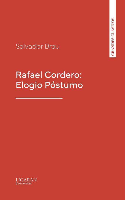 Rafael Cordero: Elogio Póstumo - cover