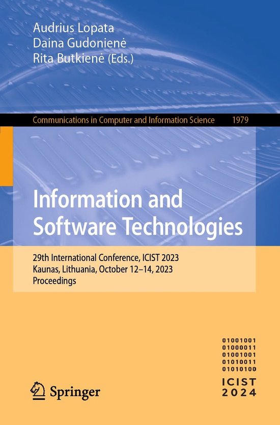 Springer Nature Proceedings Computer Science - Information a ... - cover