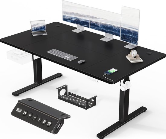 Edition duo zit sta bureau elektrisch verstelbaar (120x80