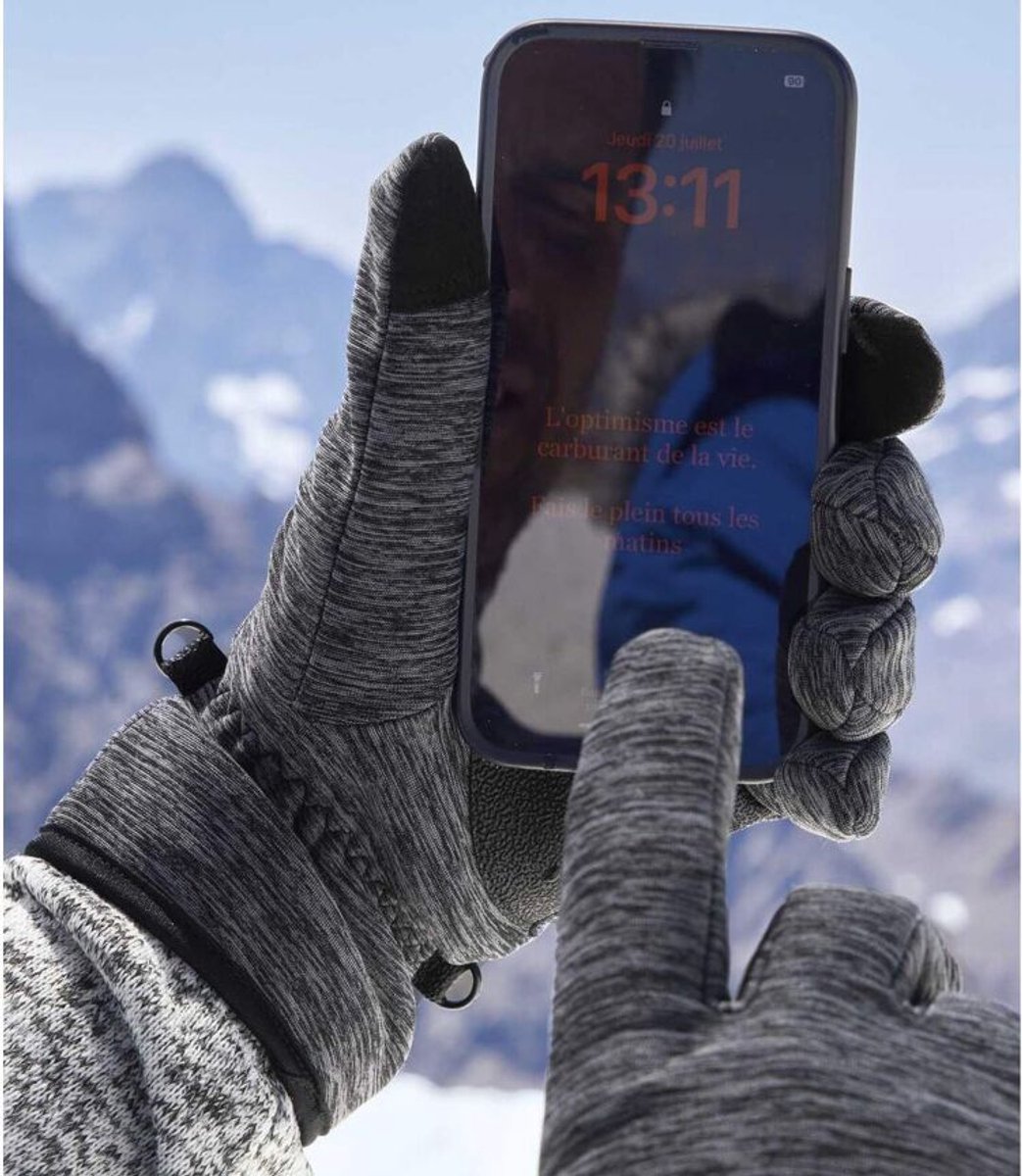 ATLAS FOR MEN - Touchscreen handschoenen met fleecevoering - Heren - Verkrijgbaar in grote maten - 09