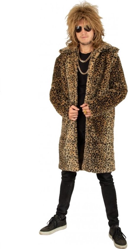 Dames Jas deLuxe Panter Bird Lang | De Feestspecialist XXL