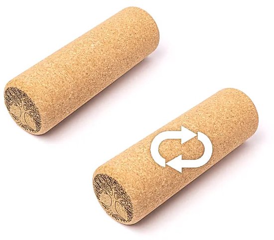 Yoga prop cilinder kurk Levensboom - 30 cm x 10 cm — afbeelding 3