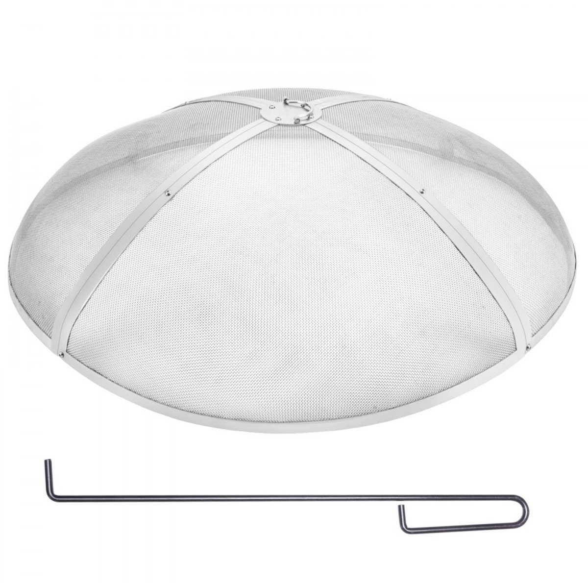 Vonkenkap - RVS Vonkenbescherming - Diameter 101,6 cm - 2 mm Gaasgaten - Voor Vuurkorf, Vuurschaal en Open Haard - Veilige Vonkenvanger
