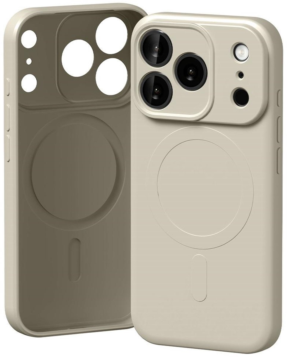 Mercury Semi-Silicone Magsave Hoesje Voor Iphone 17 Pro Magnetische Bescherming