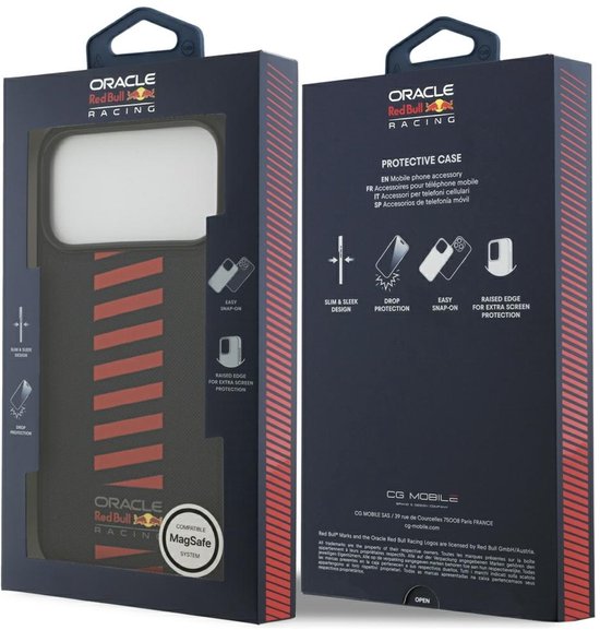 Red Bull Hoesje Voor Iphone 17 Pro Max Meshed Powerbar Magsafe Hoesje van Merkloos — afbeelding 3