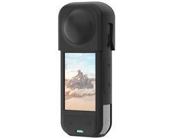 Étui de protection Puluz pour Insta360 X5 avec cache-objectif, fabriqué en