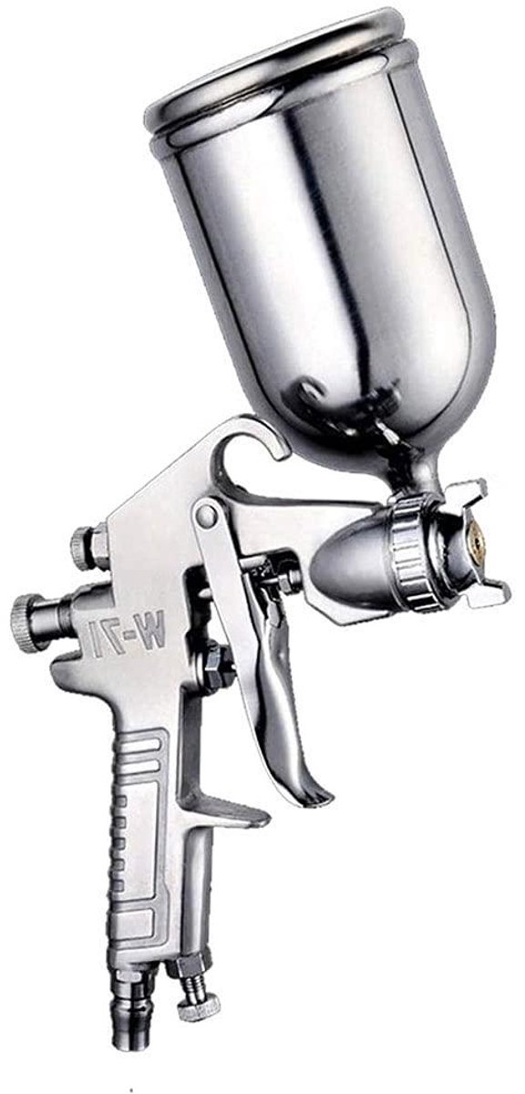 EGoods - Pneumatisch verfspuitpistool 1.5 mm nozzle met hoge verneveling voor grote verfklussen 400 ml - klassiek ontwerp