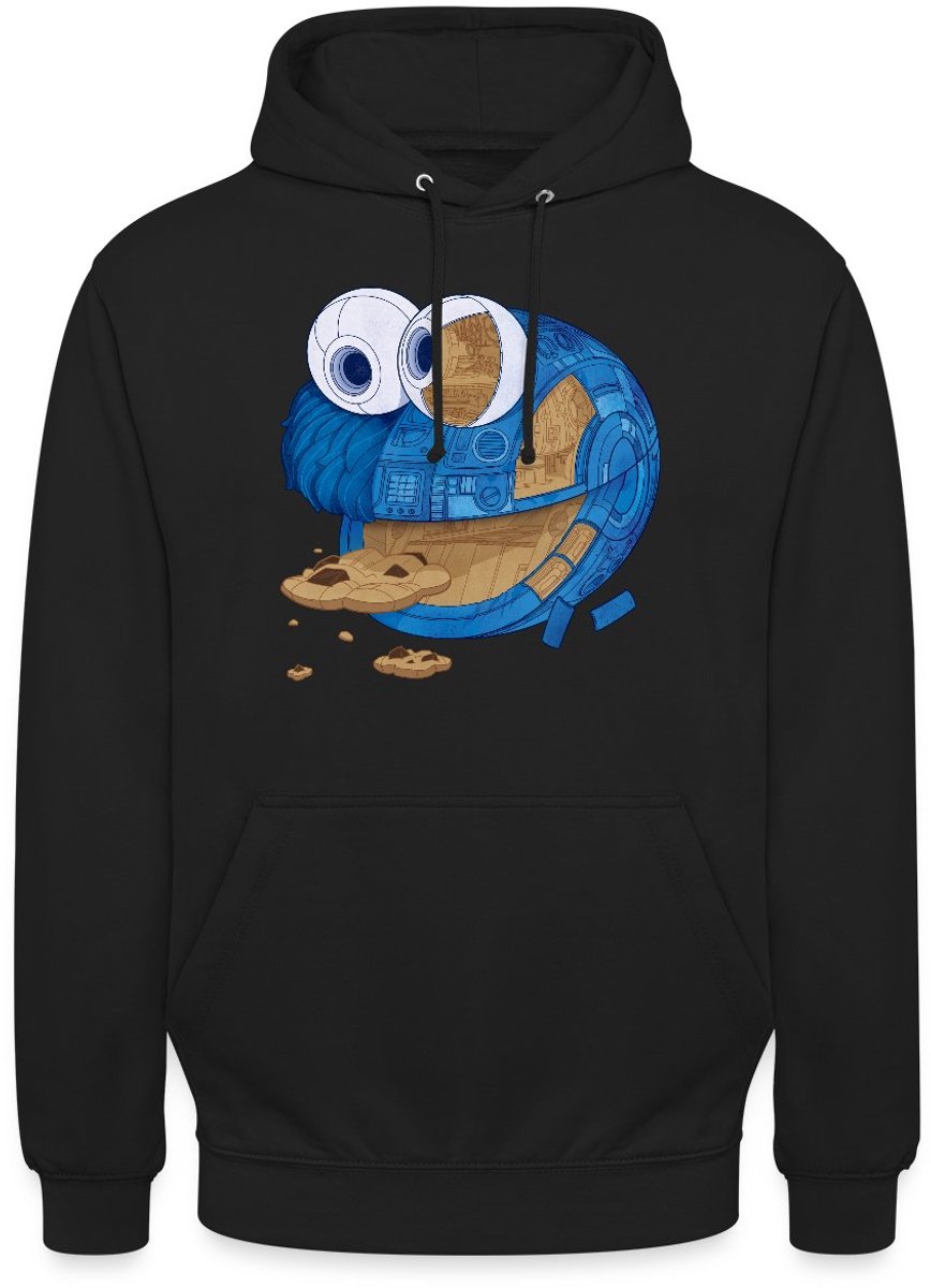 Sesamstraat Koekiemonster Machine Hoodie Unisex
