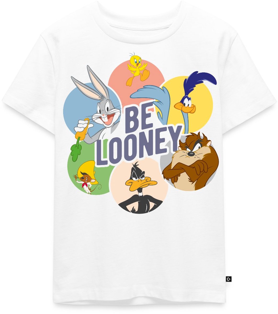 Looney Tunes Kaarakters Be Looney Premium T Shirt Kinderen