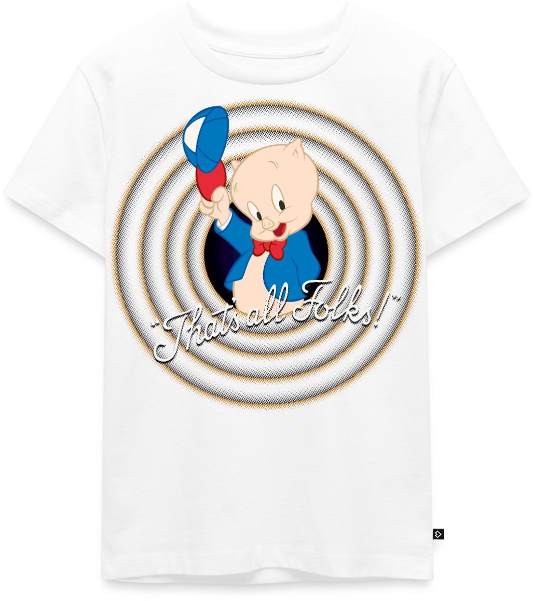 Looney Tunes Porky Pig Premium T Shirt Kinderen
