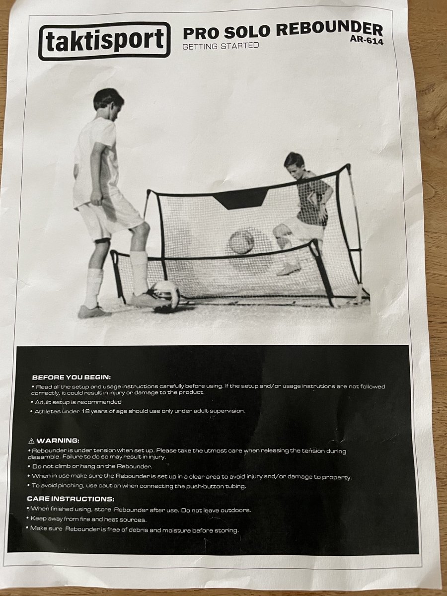 Pro Solo rebounder tweezijdig