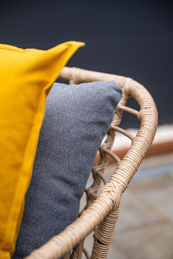 Ensemble de jardin rond 5 personnes - Table Edison - 5 chaises Margriet