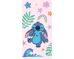 Disney Lilo & Stitch Strandlaken Rainbow - 70 x 140 cm - Katoen