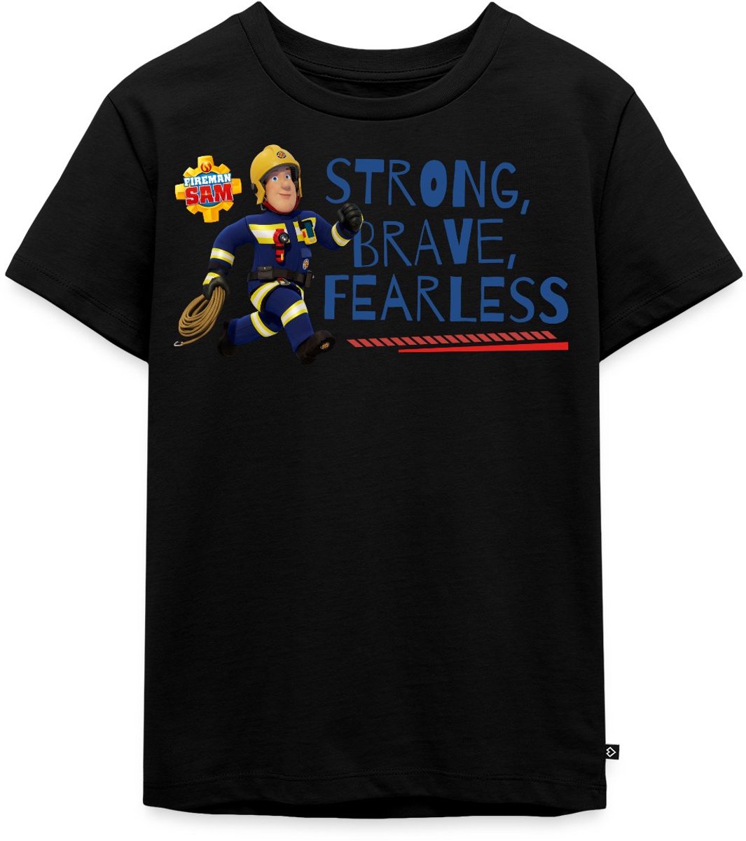 Brandweerman Sam Strong, Brave, Fearless Premium T Shirt Kinderen