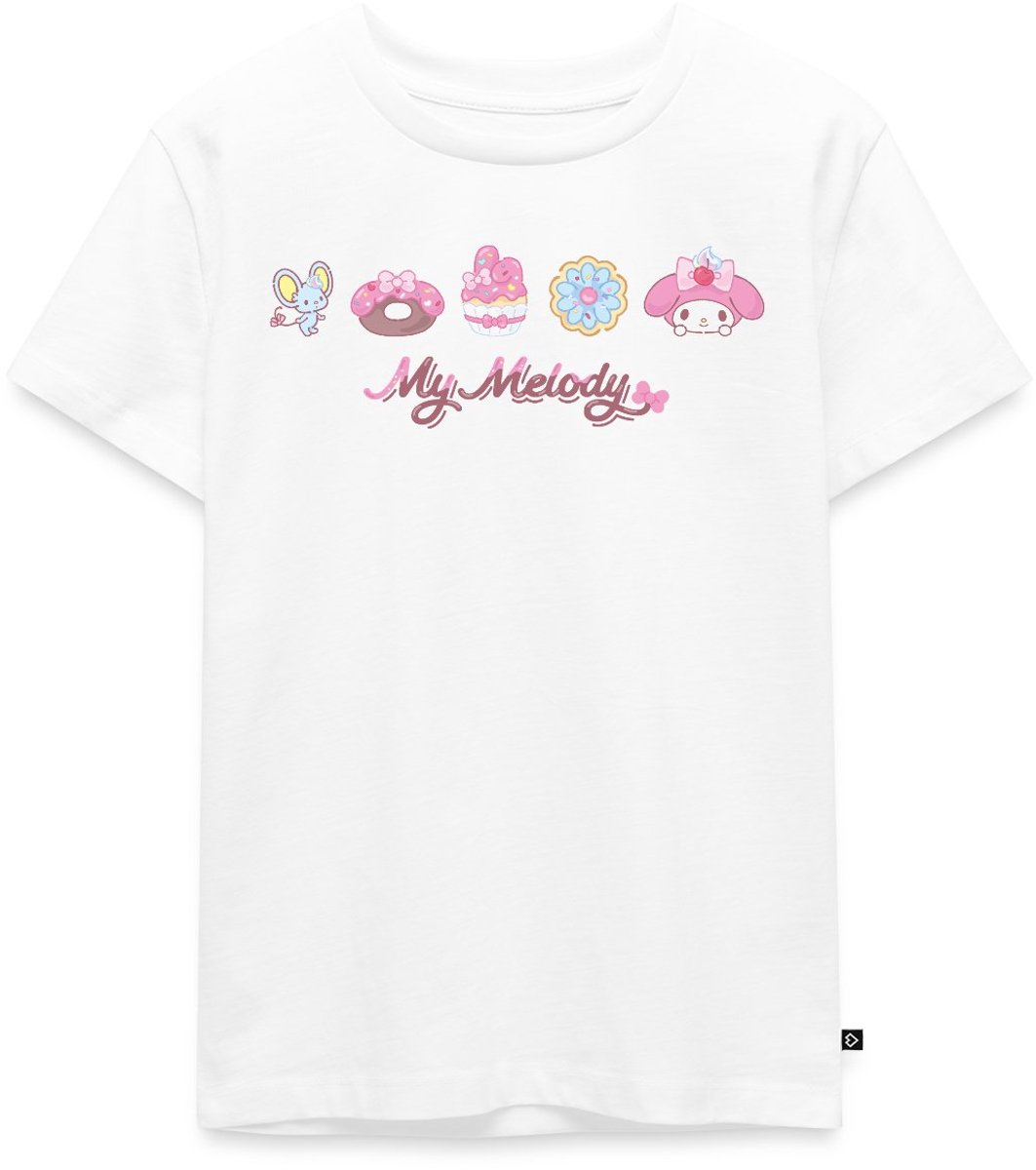 My Melody Met Flat En Gebakjes Premium T Shirt Kinderen