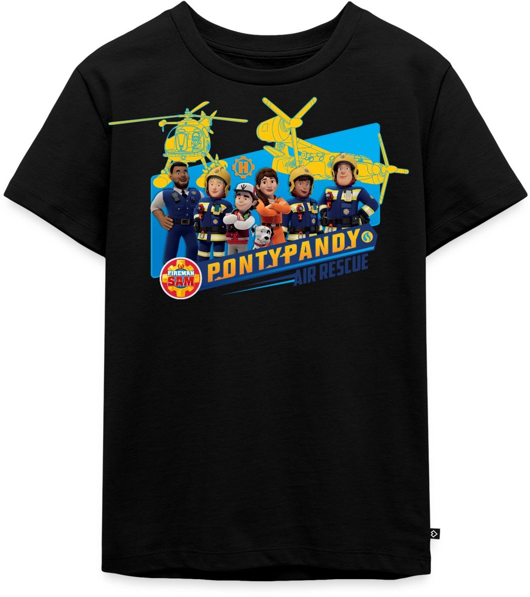 Brandweerman Sam™ Pontypandy Luchtredding Premium T Shirt Kinderen