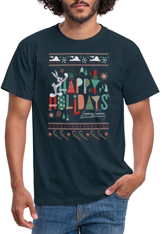 T-shirt de Noël Looney Tunes pour hommes