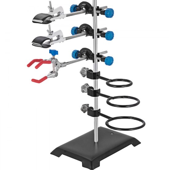 Statief Labo Laboratorium statief - Statiefset 60 cm - Retortstatief - RVS Staaf ...