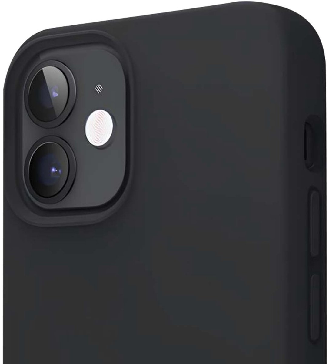 Jaym, Hoesje Geschikt voor Apple iPhone 11 van ultrazacht, antislip siliconen, Zwart
