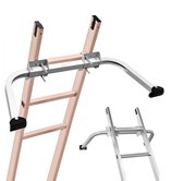 Ladderstabilisator - Afstandhouder voor verleng- en muurladder - Extra sterke constructie - Brede spanwijdte - Voor goten - Antislip rubberen voeten - Draagvermogen 159 kg