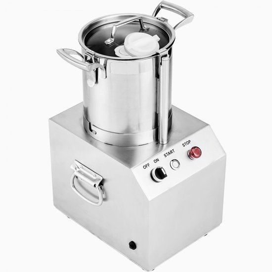 Keukenmachine Foodprocessor - Groentehakker - 4 L Capaciteit - RVS Voedselveilig - 2 Extra S-messen - Multifunctioneel Voor Groente Fruit Noten Granen — afbeelding 5