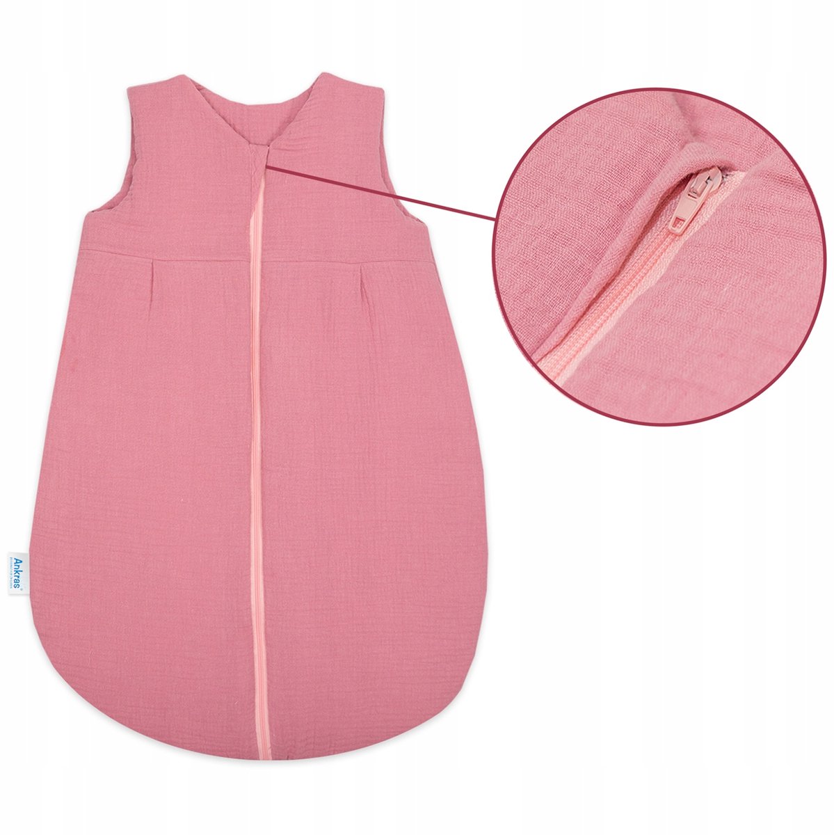 Zomerslaapzak Muslin 56-62cm 0.5 TOG Katoen - Nederlands Product