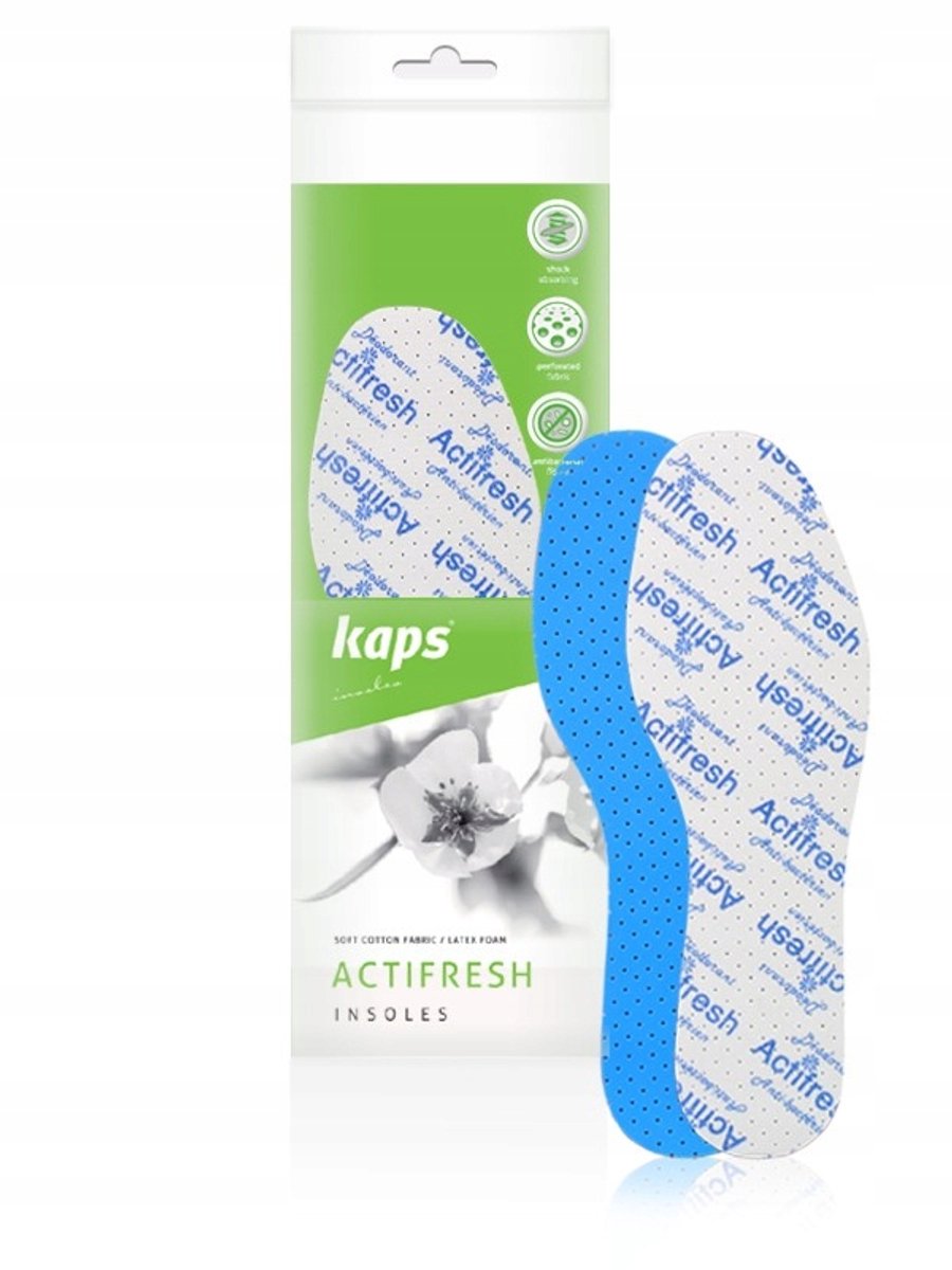 Kaps ActiFresh Hygiënische Inlegzolen - Comfort & Frisheid