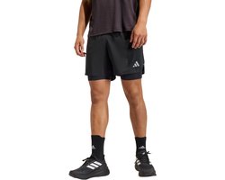 Adidas Performance Adi365 Running Essentials 2-In-1 Short - Heren - Zwart