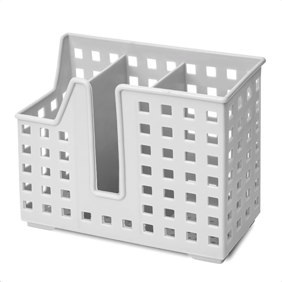 Vaatwasmand, kleine bestekmand, eetstokjes- en rietjeshouder, multifunctioneel bestek- en eetstokjesrek, geschikt voor wassen, drogen en opbergen.