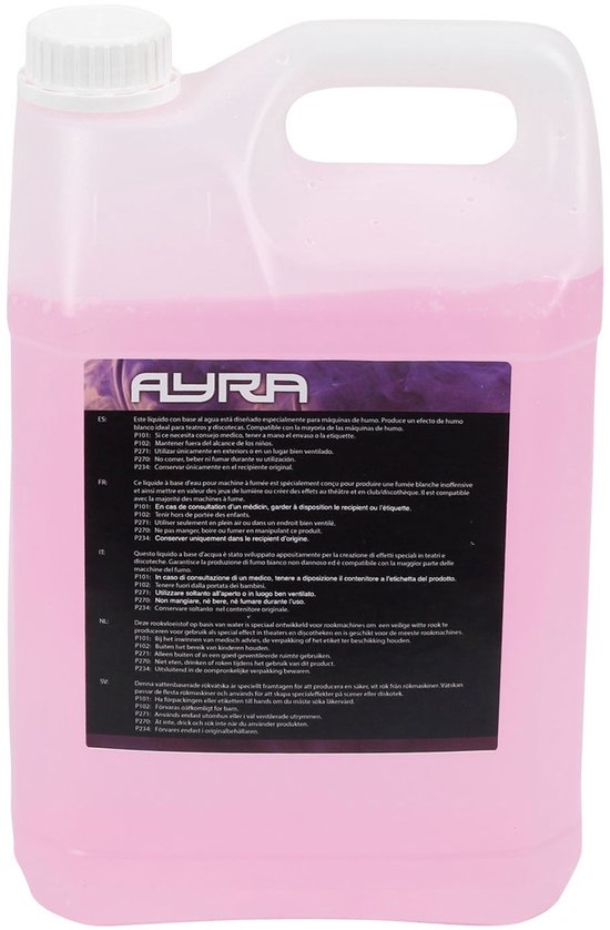 BoomToneDJ Heavy Fog Fluid, 5 L, Professionele Vloeistof Voor Zware Rookmachine Liter Jerrycan Recyclebaar Kleurloos Geurloos Economisch Gemaakt In Frankrijk Nf En Ce Normen 2575011501