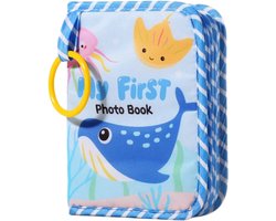 Babyfotoalbum - Babybeginnersalbum - Zacht stoffen album - Cartoon babyalbum - 18,5 * 14 cm -Stijl 2