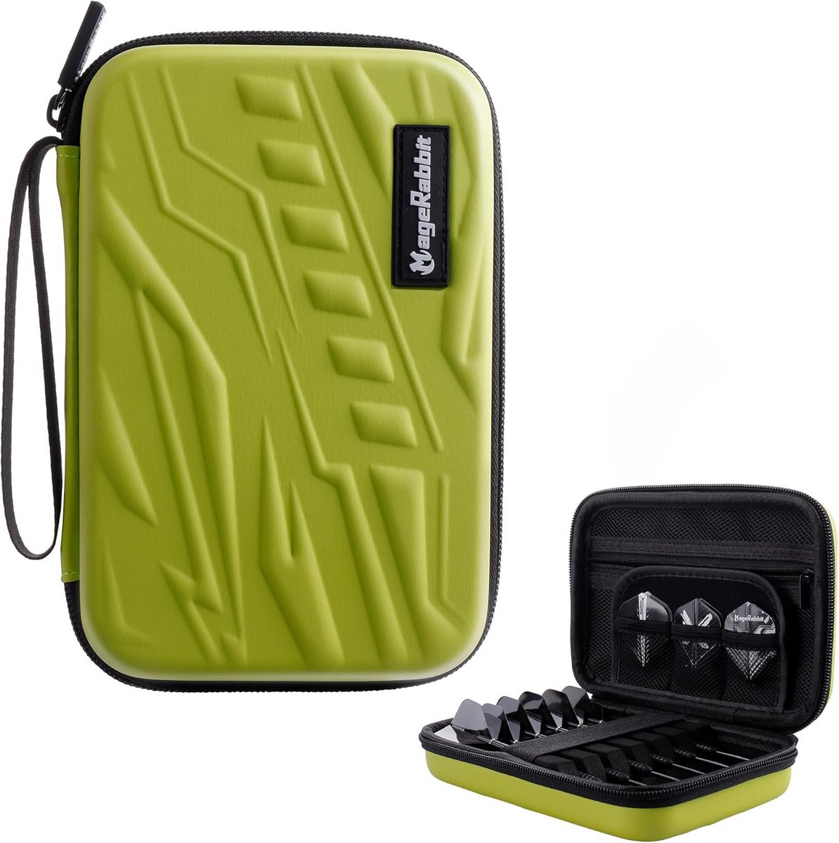 Compact Dart Etui met Ruimte voor Accessoires - Opslag voor 6 Complete Dartpijlen