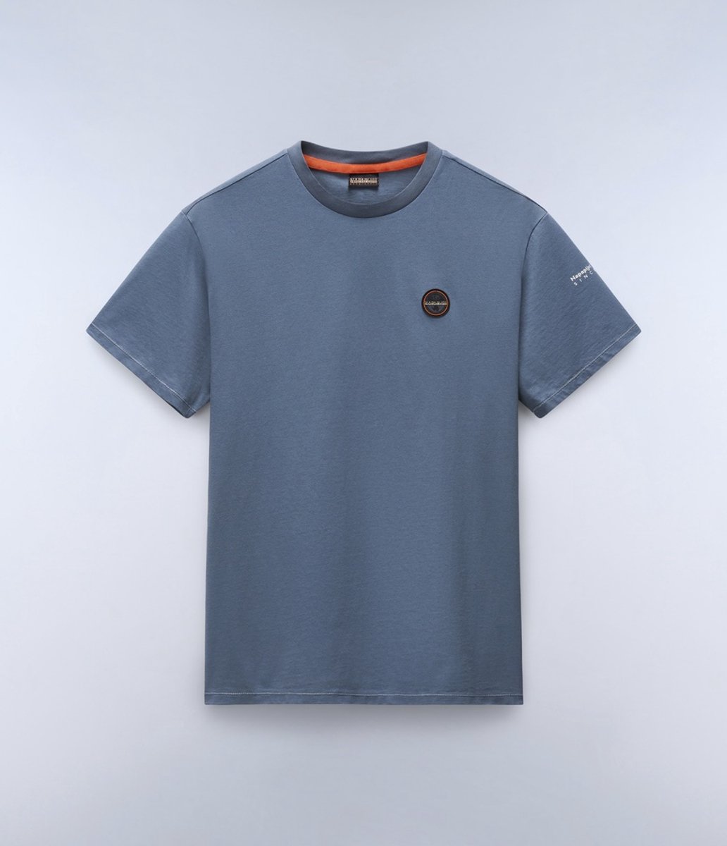 Crew Neck Short Sleeve TShirt 1 T-Shirts Blauw
