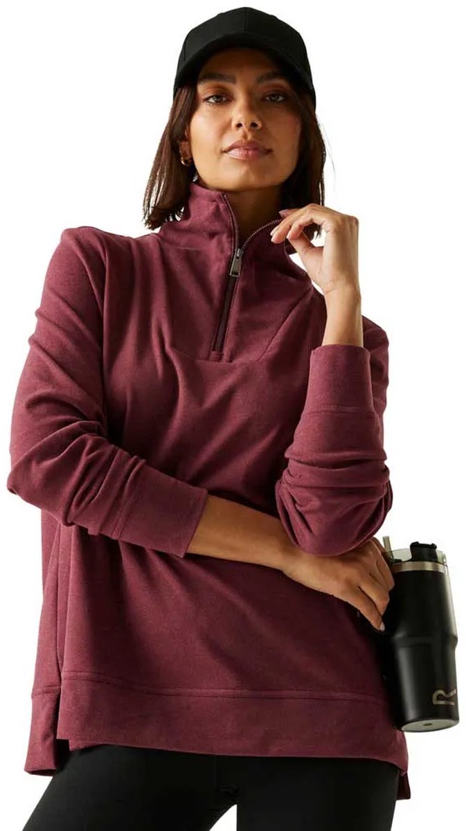 Regatta Demmi Fleece Met Halve Rits Vrouw Fig