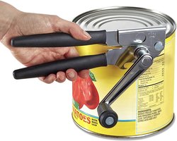 Rubber Gecoate Lange Handgreep + Met Handleiding - Tankopener / Blikopener / Werk Gereedschap - Ideaal voor Industrie, Keuken, Winkel & Stabiel Openen