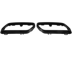 Chrome uitlaat sierstuk cover voor auto, geschikt voor Mercedes C Klasse W206 AMG Line 2022. Glanzend zwart, eenvoudig te installeren.