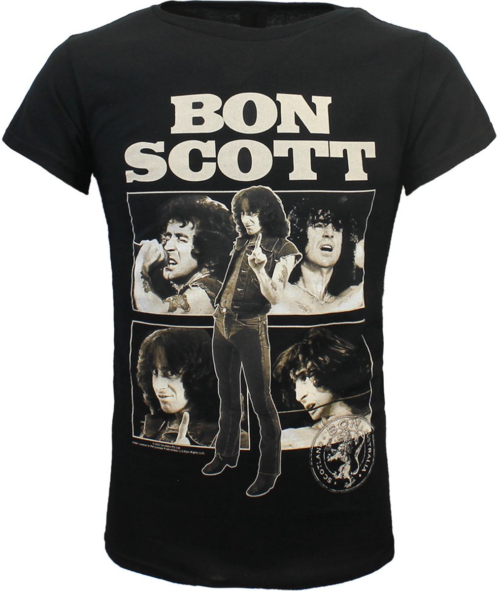 Bon Scott Photo Collage T-Shirt - Officiële Merchandise - S