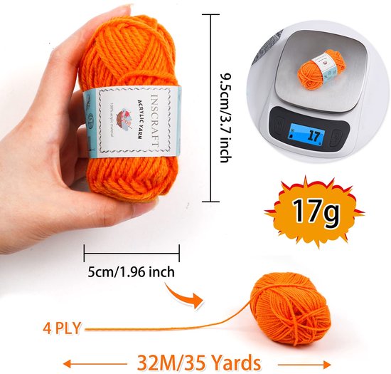 IMPERATORIS® Creative Haakpakket/Haken pakket 62 stuks - Inclusief Breinaalden - Voor Volwassenen en Beginners — afbeelding 2
