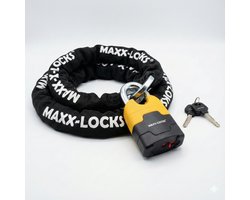 Maxx-Locks Ohura ART 4 Motorslot / Scooterslot - Kettingslot met 12 mm Dikke Schakels - Art Gekeurd Slot voor Motor en Scooter & Brommer - 120 cm